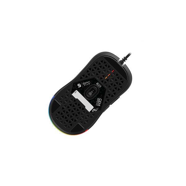 SPC Gear GEM fekete gamer egér