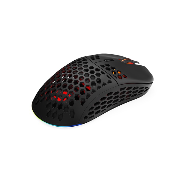 SPC Gear LIX Wireless fekete vezeték nélküli gamer egér
