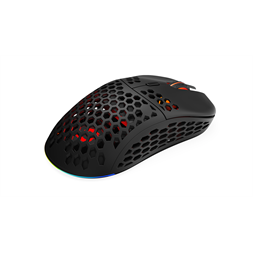 SPC Gear LIX Wireless fekete vezeték nélküli gamer egér
