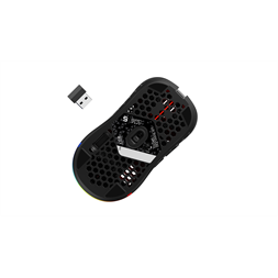 SPC Gear LIX Wireless fekete vezeték nélküli gamer egér