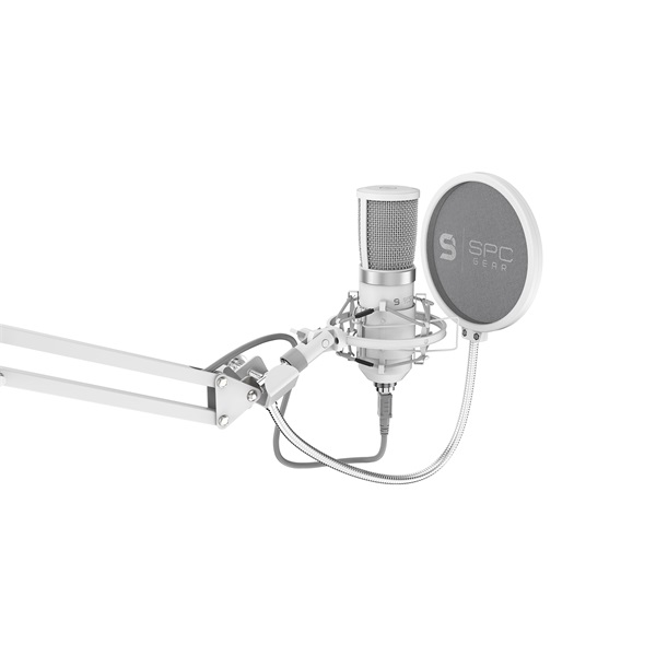 SPC Gear SM950 Onyx White streaming mikrofon