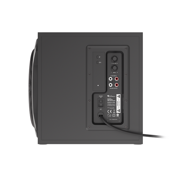 Genesis NCS-1408 HELIUM 610 Bluetooth gamer hangfal 2.1 - fekete