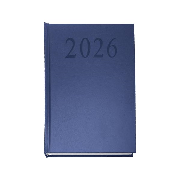 2026 A5 napi beosztású kék határidőnapló