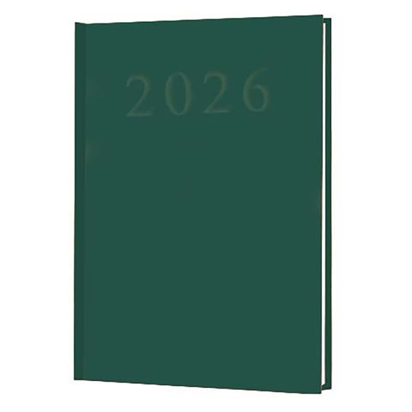 2026 A5 napi beosztású zöld határidőnapló