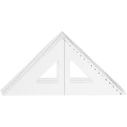 Sakota 45 fokos műanyag háromszögvonalzó