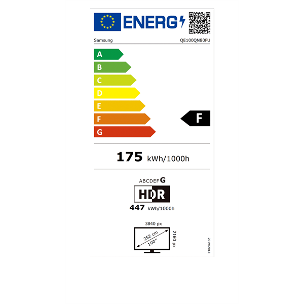 Samsung 100" QE100QN80FUXXH 4K UHD Smart Neo QLED Mini LED TV