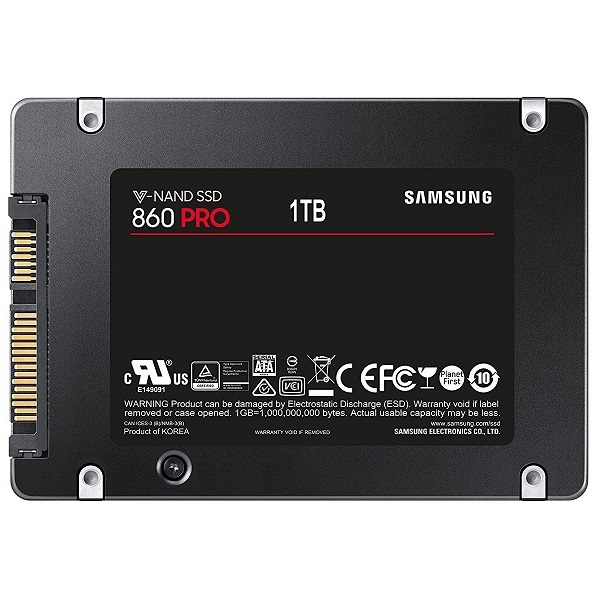 Samsung 1024GB SATA3 2.5" 860 PRO Basic (MZ-76P1T0B/EU) SSD