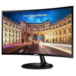 Samsung 23,5" C24F390FHR FHD VA VGA/HDMI fekete ívelt LED monitor