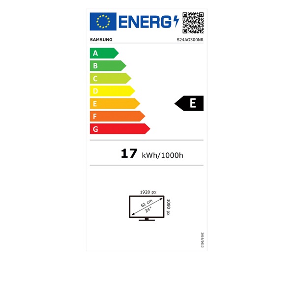 Samsung 24" LS24AG300NRX FHD VA 144Hz DP/HDMI fekete gamer monitor