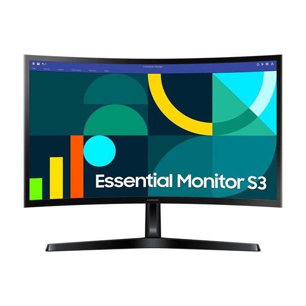 Samsung 24" LS24D366GAUXEN FHD VA 100Hz VGA/HDMI ívelt monitor
