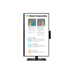 Samsung 24" S4 FHD IPS VGA/DP/HDMI/USB monitor