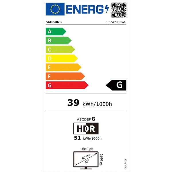 Samsung 32" S32A700NWU 4K UHD VA HDMI/DP fekete LED monitor
