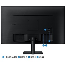 Samsung 32" M5 S32BM500EU FHD VA HDMI/USB/Bluetooth/WiFi fekete smart monitor távirányítóval