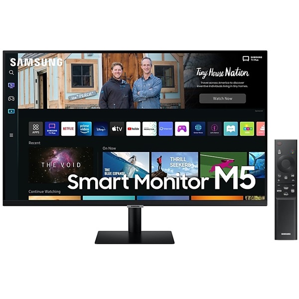 Samsung 32" M5 S32BM500EU FHD VA HDMI/USB/Bluetooth/WiFi fekete smart monitor távirányítóval