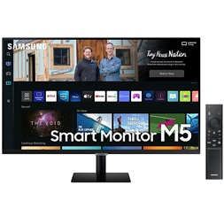 Samsung 32" M5 S32BM500EU FHD VA HDMI/USB/Bluetooth/WiFi fekete smart monitor távirányítóval