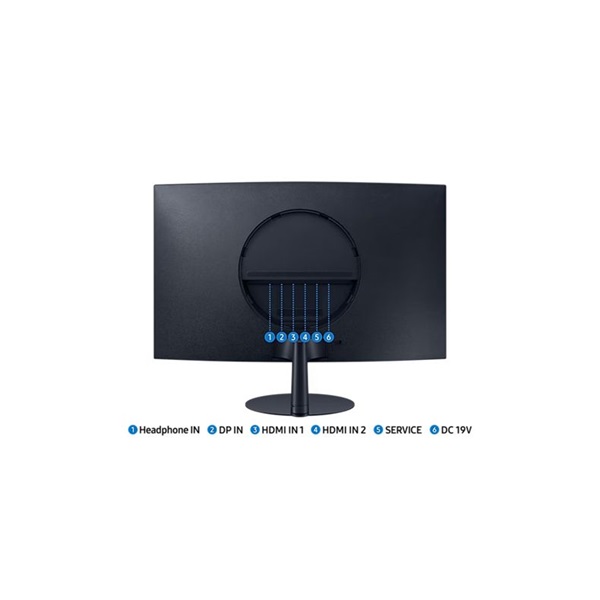 Samsung 32" LS32C390EAUXEN FHD VA HDMI/DP/HDCP ívelt monitor