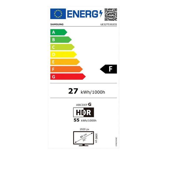 Samsung 32" UE32T5302CEXXH Full HD Smart LED TV (Újracsomagolt)