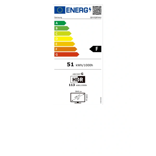 Samsung 43" QE43Q8FAAUXXH 4K UHD Smart QLED TV (Újszerű)