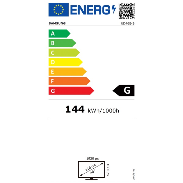 Samsung 46" UD46E-B Full HD LFD kijelző