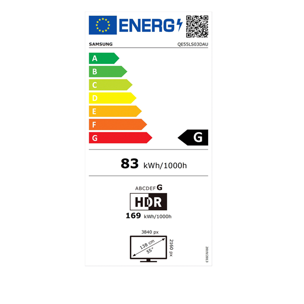 Samsung 55" QE55LS03DAUXXH 4K UHD Smart QLED TV (Újracsomagolt)