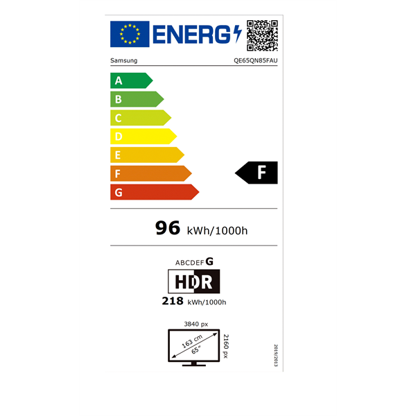 Samsung 65" QE65QN85FAUXXH 4K UHD AI Smart Neo QLED TV