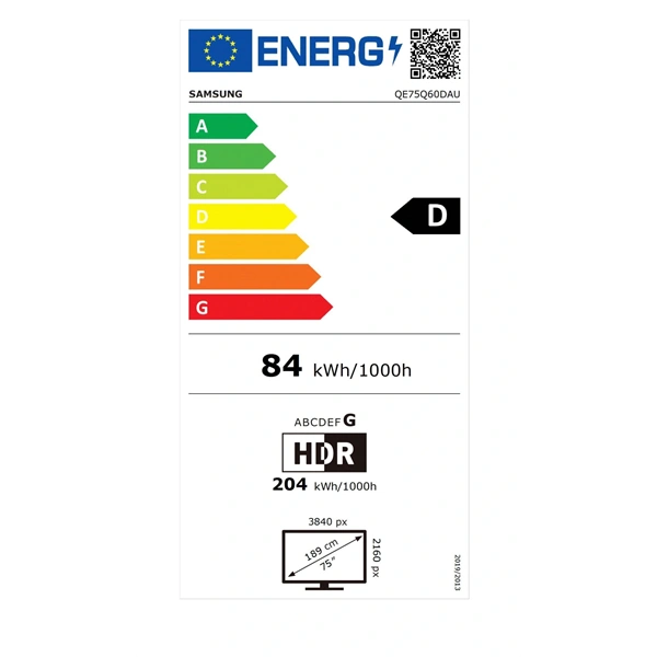 Samsung 75" QE75Q60DAUXXH 4K UHD Smart QLED TV (Újszerű)