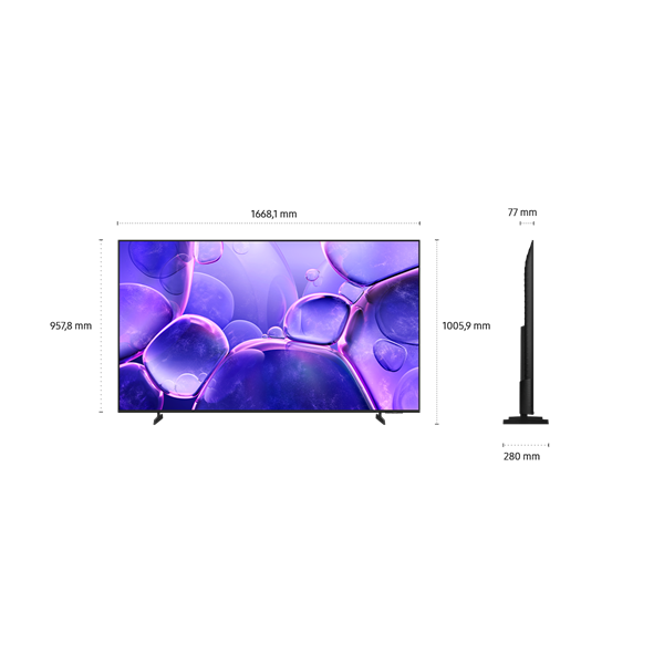 Samsung 75" UE75U8072FUXXH 4K UHD Smart LED TV (Újszerű)