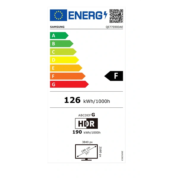 Samsung 77" QE77S90DAEXXH 4K UHD Smart OLED TV (Újszerű)