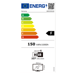 Samsung 83" QE83S90DAEXXH 4K UHD AI Smart OLED TV