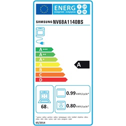 Samsung NV68A1140BS/OL inox, beépíthető, sütőtér: 68L, grill, katalitikus, sütő