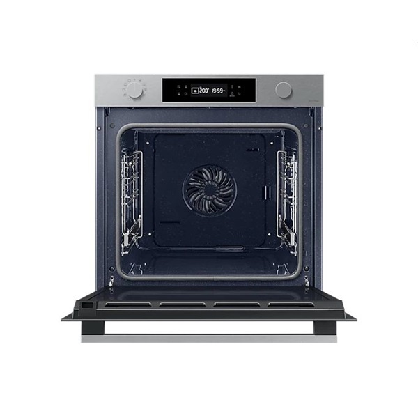 Samsung NV7B41301AS/U3 inox, beépíthető, sütőtér: 76L, grill, légkeverés, pirolitikus, sütő