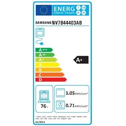 Samsung NV7B4455UAB/U3 fekete, beépíthető, sütőtér: 76L, pirolitikus, sütő