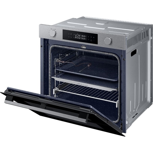 Samsung NV7B4535YAS/U3 inox, beépíthető, sütőtér: 76L, grill, légkeverés, pirolitikus, sütő