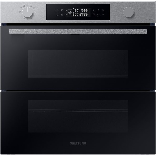 Samsung NV7B4535YAS/U3 inox, beépíthető, sütőtér: 76L, grill, légkeverés, pirolitikus, sütő
