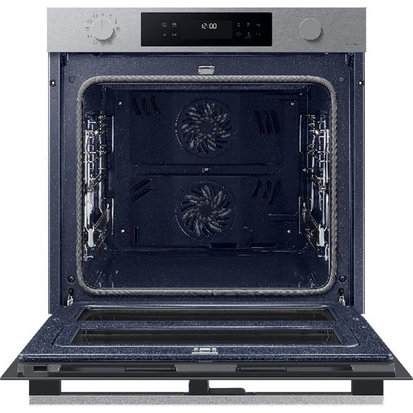 Samsung NV7B4535YAS/U3 inox, beépíthető, sütőtér: 76L, grill, légkeverés, pirolitikus, sütő