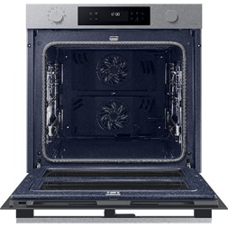 Samsung NV7B4535YAS/U3 inox, beépíthető, sütőtér: 76L, grill, légkeverés, pirolitikus, sütő