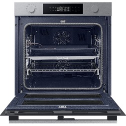 Samsung NV7B4535YAS/U3 inox, beépíthető, sütőtér: 76L, grill, légkeverés, pirolitikus, sütő