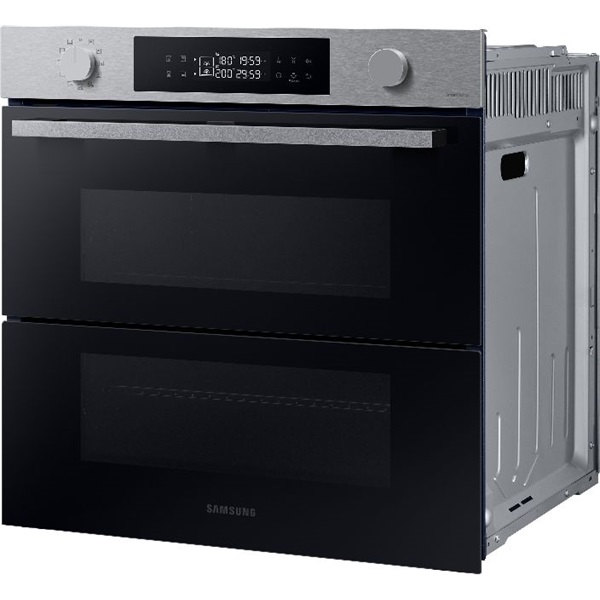 Samsung NV7B4535YAS/U3 inox, beépíthető, sütőtér: 76L, grill, légkeverés, pirolitikus, sütő