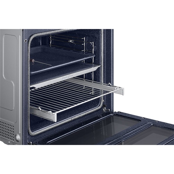 Samsung NV7B4535YAS/U3 inox, beépíthető, sütőtér: 76L, grill, légkeverés, pirolitikus, sütő