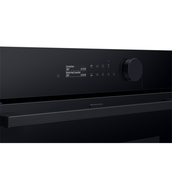 Samsung NV7B5775WAK/U3 fekete, beépíthető, sütőtér: 76L, grill, légkeverés, sütő