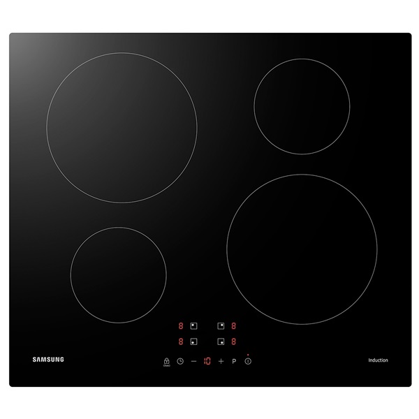 Samsung NZ64M3NM1BB/OL fekete, beépíthető, indukciós, főzőzóna: 4, beépíthető méret: 56cm, főzőlap