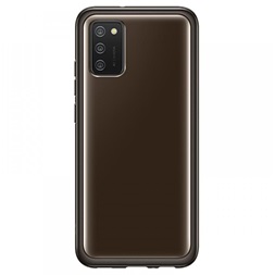 Samsung OSAM-EF-QA026TBEG Galaxy A02S fekete szilikon hátlap