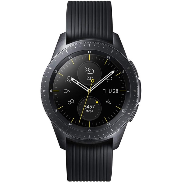 Samsung SM-R810NZKAXEH Galaxy Watch (42 mm) fekete okosóra