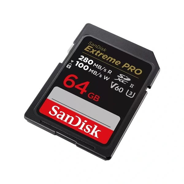 Sandisk 00226807 64GB SD Extreme Pro (SDXC V90 UHS-II) memóriakártya