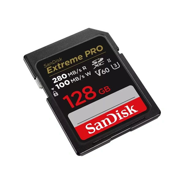 Sandisk 00226808 128GB SD Extreme Pro (SDXC V90 UHS-II) memóriakártya