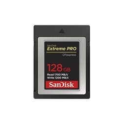 Sandisk 128GB Compact Flash Express Extreme Pro memória kártya