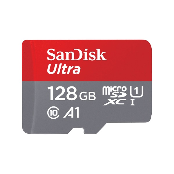 Sandisk 128GB SD micro Ultra (SDXC Class 10 UHS-I U1) memória kártya