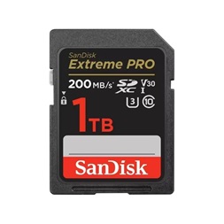Sandisk 1TB SD Extreme Pro (SDXC Class 10 UHS-I U3) memória kártya