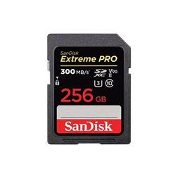 Sandisk 256GB SD Extreme Pro (SDXC Class 10 UHS-II U3) memória kártya