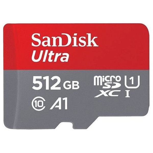 Sandisk 512GB SD micro (SDXC Class 10 UHS-I) Ultra Android memória kártya